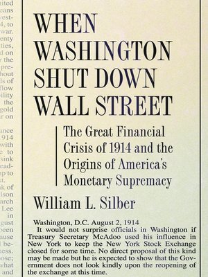 cover image of When Washington Shut Down Wall Street